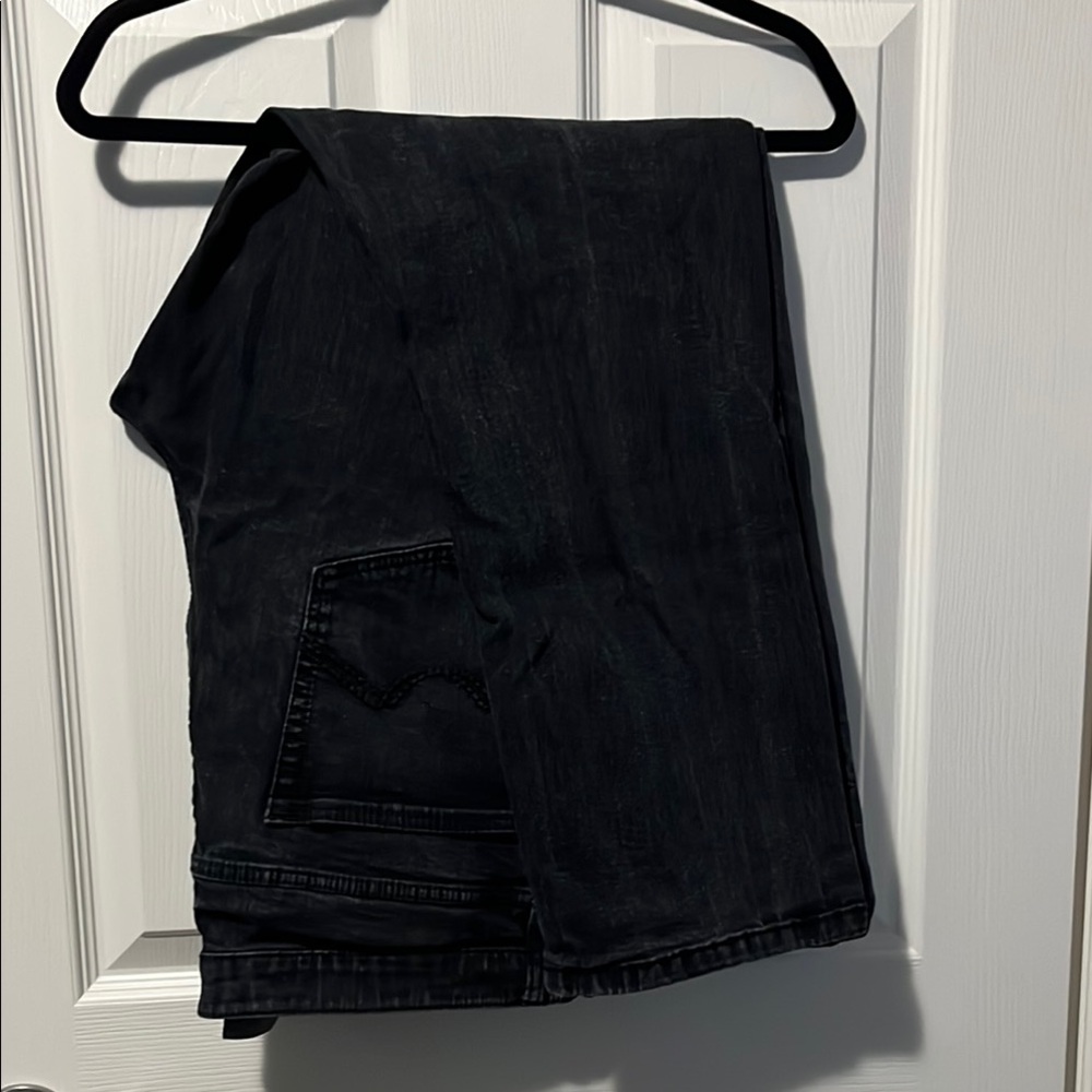 Men's Black Straight Jeans Size 40 x 31 Casual Denim Menswear Urban Star
